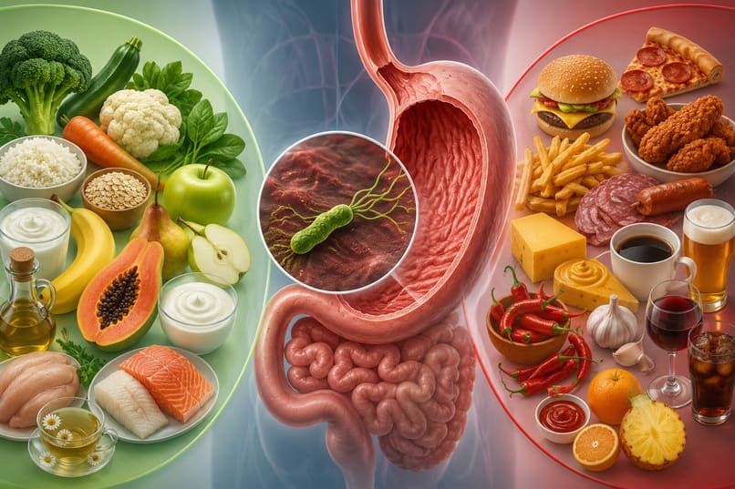 dieta per helicobacter pylori