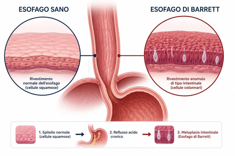 esofago di Barrett