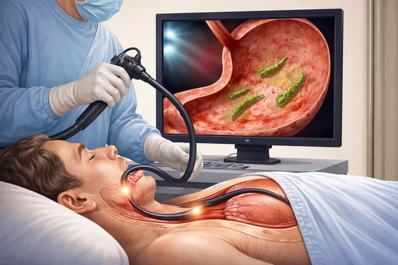 helicobacter pylori per la diagnosi della gastroscopia